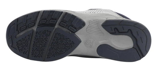 Zeba Men's Steel Navy Size 9 Hands Free Slip-On Walking Shoes