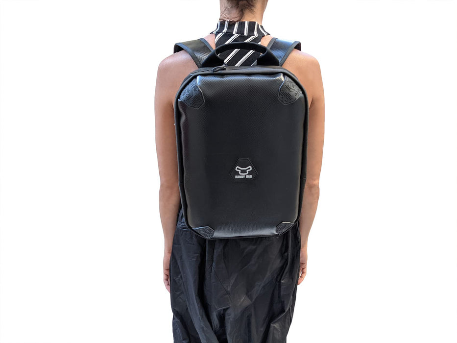 Handy Bag Black Back Bag With Laptop Slot For Wheelchairs