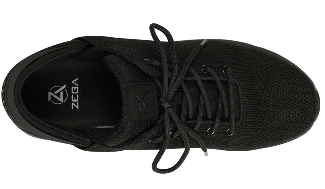 Zeba Men's Jet Black Size 11.5 X-Wide Hands Free Slip-On Walking Shoes