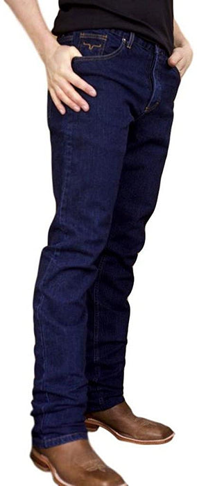 Kimes Ranch Men's Wayne Indigo 35W x 34L Slim Fit Straight Leg Jeans