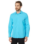 Robert Graham Men's Seaworthy Aqua XX-Large Button-Up Long Sleeve Shirt