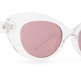 Dot Dash Influence Oval Dress Blues With Rose Sunglasses