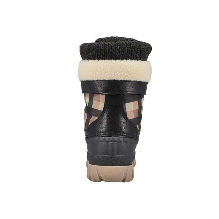 Cougar Women's Creek Black Maple Plaid Size 8 Premium Faux Fur Winter Boot