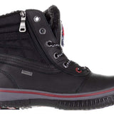 Pajar Men's Tavin 2.0 Size 10 Black Leather With Ballistic Nylon Waterproof Snow Boots