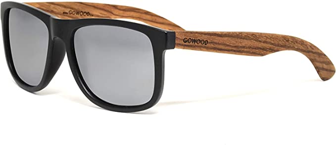GOWOOD Sydney Square Sunglasses For Men and Women with Mirrored Polarized Lenses