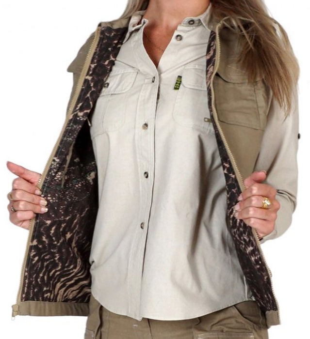 Tag Safari Women's Safari Vest with Covered Oversized Pockets