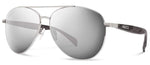 Abaco Men's Burton Silver/Chrome Polarized Sunglasses