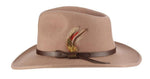 Scala Men's Dakota Crushable Wool Felt Outback Hat