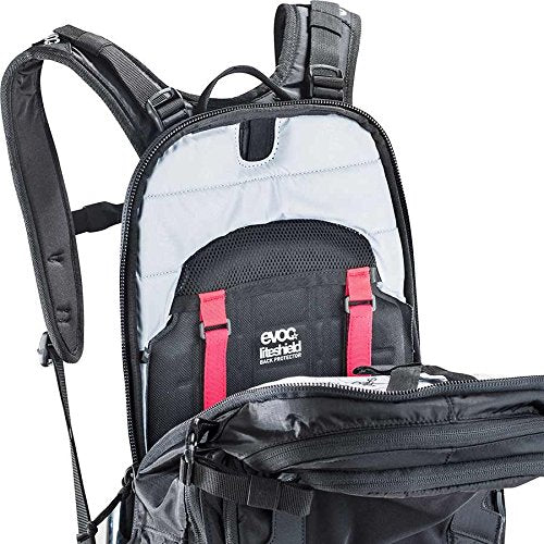 Evoc FR Trail Blackline Black Protector XL 20L Backpack with Rain Cover