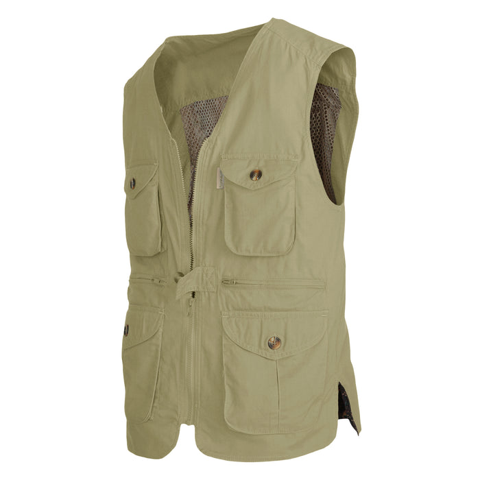 Tag Safari Vent Back Livingstone Vest for Women, 100% Cotton, Utility Outerwear, Multi Pocket, Perfect for Outdoor Activities