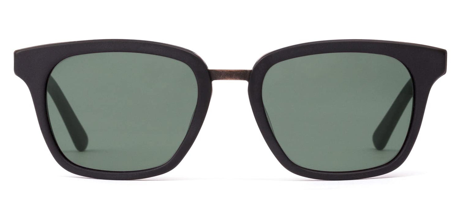 Otis Eyewear Fiction Matte Black Grey Polarized Mineral Lens Sunglasses