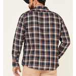 Flag & Anthem Navy Sarona Double Layer Medium Flannel Shirt - Sports by Sager
