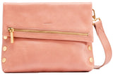Hammitt Women's VIP Medium Leather Purse With Strap Pink Sands