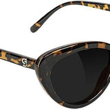 Glassy Selina Cateye Premium Polarized Sunglasses with Glare Reducing Lenses, 100% UV Protected