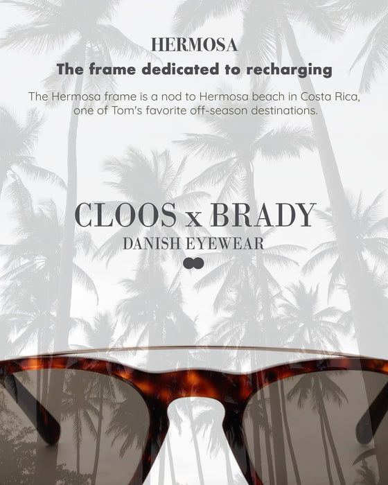 Christopher Cloos Brady X Hermosa Espresso 49mm Polarized Sunglasses