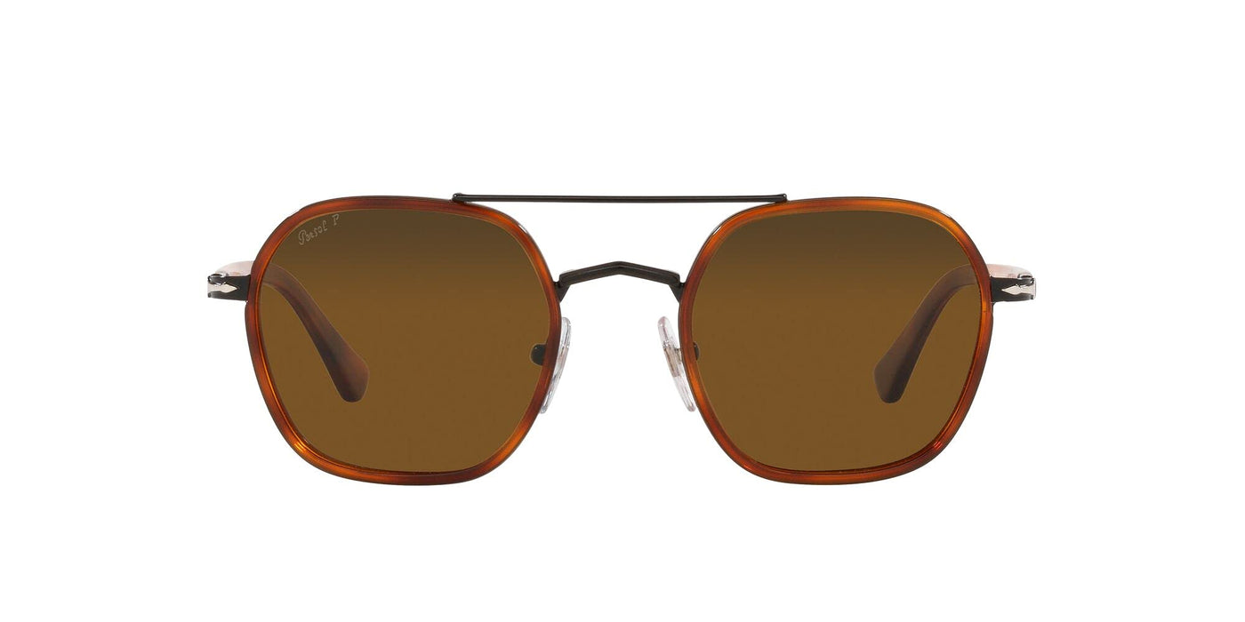 Persol Men's PO2480S Light Havana with Brown Polarized Lens Designer Sunglasses