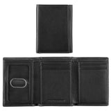 Johnston & Murphy Men's Tri Fold RFID Wallet Black