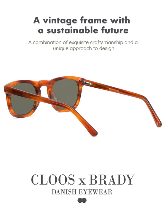 Christopher Cloos x Brady Original Bourbon 49mm Polarized Sunglasses