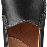 Johnston & Murphy Men's Cort Venetian Black Size 10.5 Full Grain Leather Loafers