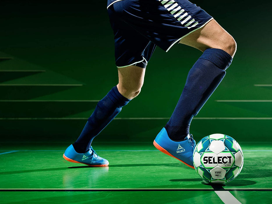 Select Bundle of 10 Select Futsal Talento White/Green/Orange Soccer Ball Size U9