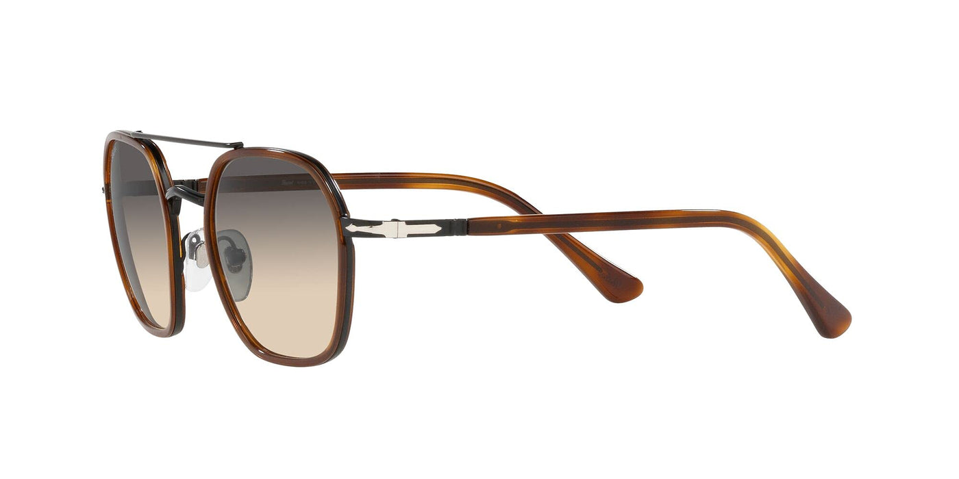 Persol Men's PO2480S Light Havana With Azure Gradient Lens Designer Sunglasses
