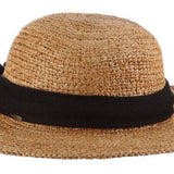 Scala Women's Amelia Crocheted Big Brim Packable Raffia Sunhat