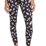 Onzie High Rise Black And White Leopard X-Large Midi Leggings - Sports by Sager