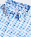 Vineyard Vines Men's Classic Fit Check On-The-Go Lightweight Button-Down Shirt