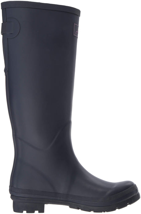 Joules Women's Field Welly French Navy Size 6 Tall Height Rain Boot
