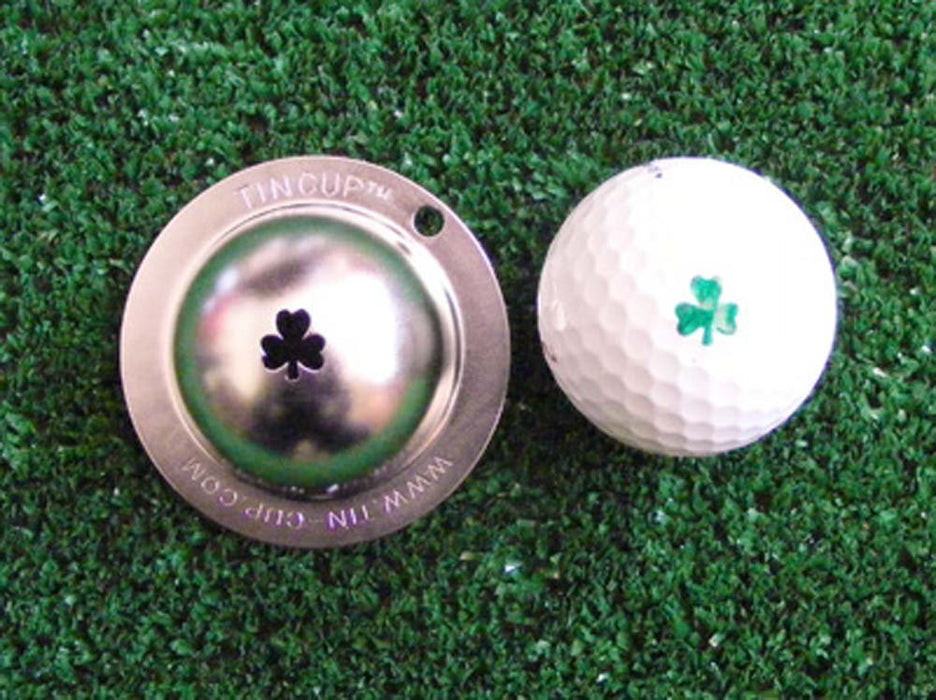 Tin Cup Martini Golf Ball Custom Marker Alignment Tool