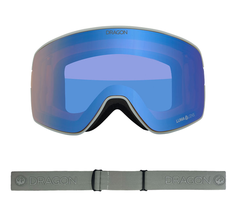 Dragon Alliance NFX2 Salt /Lumalens Flash Blue Snow Goggles