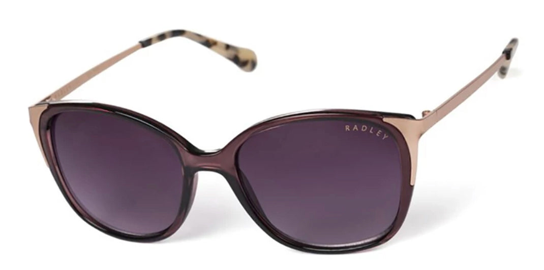 Radley London Women's Romala Glossy Purple Oversized Cat Eye Sunglasses