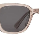 DIFF Eyewear Unisex Paxton Vintage Crystal + Brown Gradient Lens Sunglasses