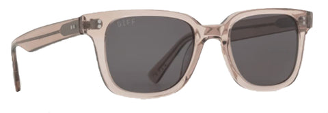 DIFF Eyewear Unisex Paxton Vintage Crystal + Brown Gradient Lens Sunglasses