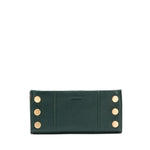 Hammitt Women's 110 North Folding Leather Wallet Grove Green/Brushed Gold