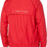 Cutter & Buck Men's Nine Iron Twill Breathable Vented Back Full Zip Water Resistant Jacket (Red - X-Large)