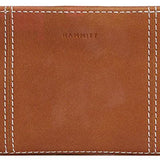 Hammitt Women's 110 North Folding Leather Wallet Saddle Brown/Bronze With Zipper
