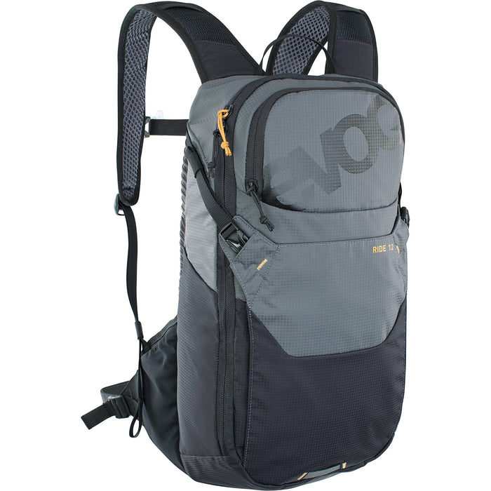 Evoc Ride 12 Hydration Bag 12L Bladder: Included (2L) Carbon/Grey Backpack