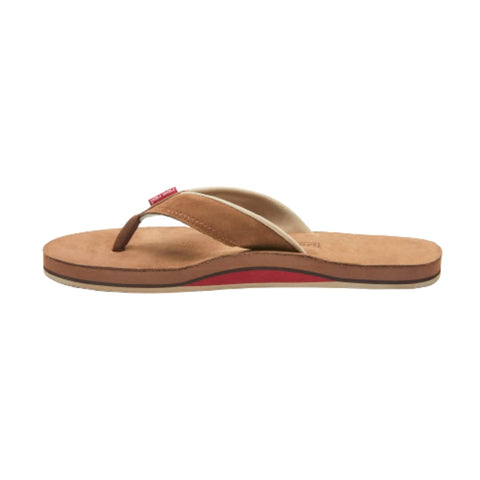 Hari Mari Men's Pier Tan Size 11 Memory Foam and Arch Support Flip Flops
