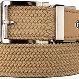 Nexbelt Men's Braided Sky Blue/White Suede Tip Ratchet Golf Belt