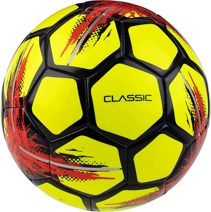 Select Bundle of 10 Select Classic V21 Yellow Size 5 Hand Sewn Soccer Ball