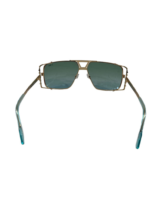 Cazal Men's 9093 Turquoise and Green Gradient Lens Luxury Sunglasses