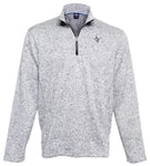 White Water Medium Grey Block Island Polar Fleece 1/4 Zip Pullover Shirt