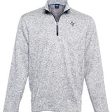 White Water Large Grey Block Island Polar Fleece 1/4 Zip Pullover Shirt