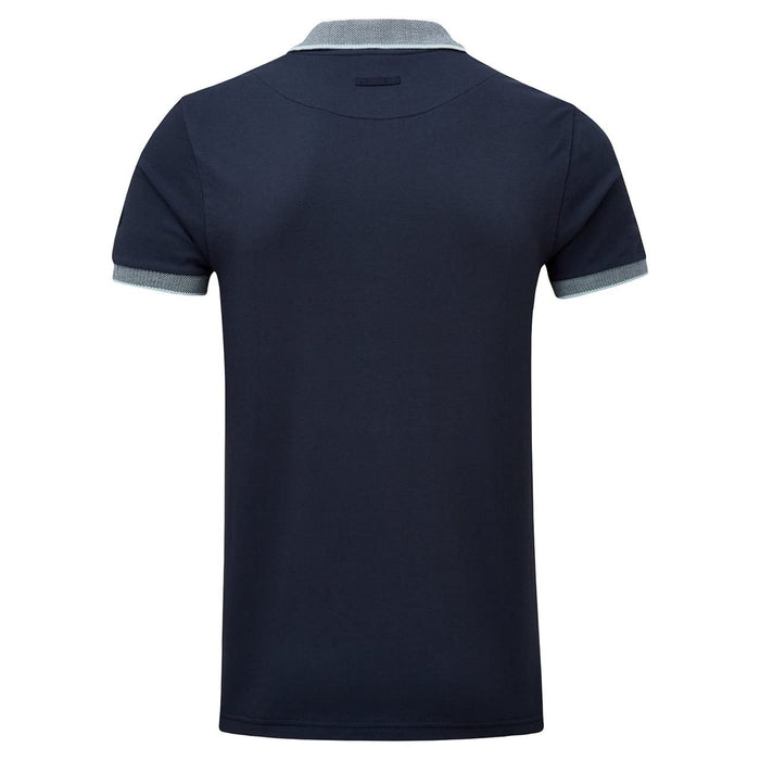 Gill Men's Lucca Organic Cotton Large Dark Navy Short Sleeve Polo Shirt