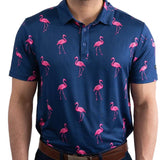 Yatta Golf Mens Standout Performance Short Sleeve Golf Polo Shirt