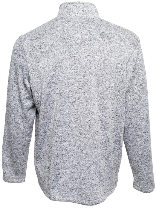 White Water Small Grey Block Island Polar Fleece 1/4 Zip Pullover Shirt