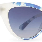 Vonzipper Women's Sunglasses Ya Ya! Acid Wash Blue / Grey Blue Gradient Lens