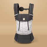 LLLbaby Complete All Seasons Ergonomic 6-in-1 Baby Carrier Newborn to Toddler - with Lumbar Support - for Children 7-45 Pounds - 360 Degree Baby Wearing - Inward & Outward Facing - Etch