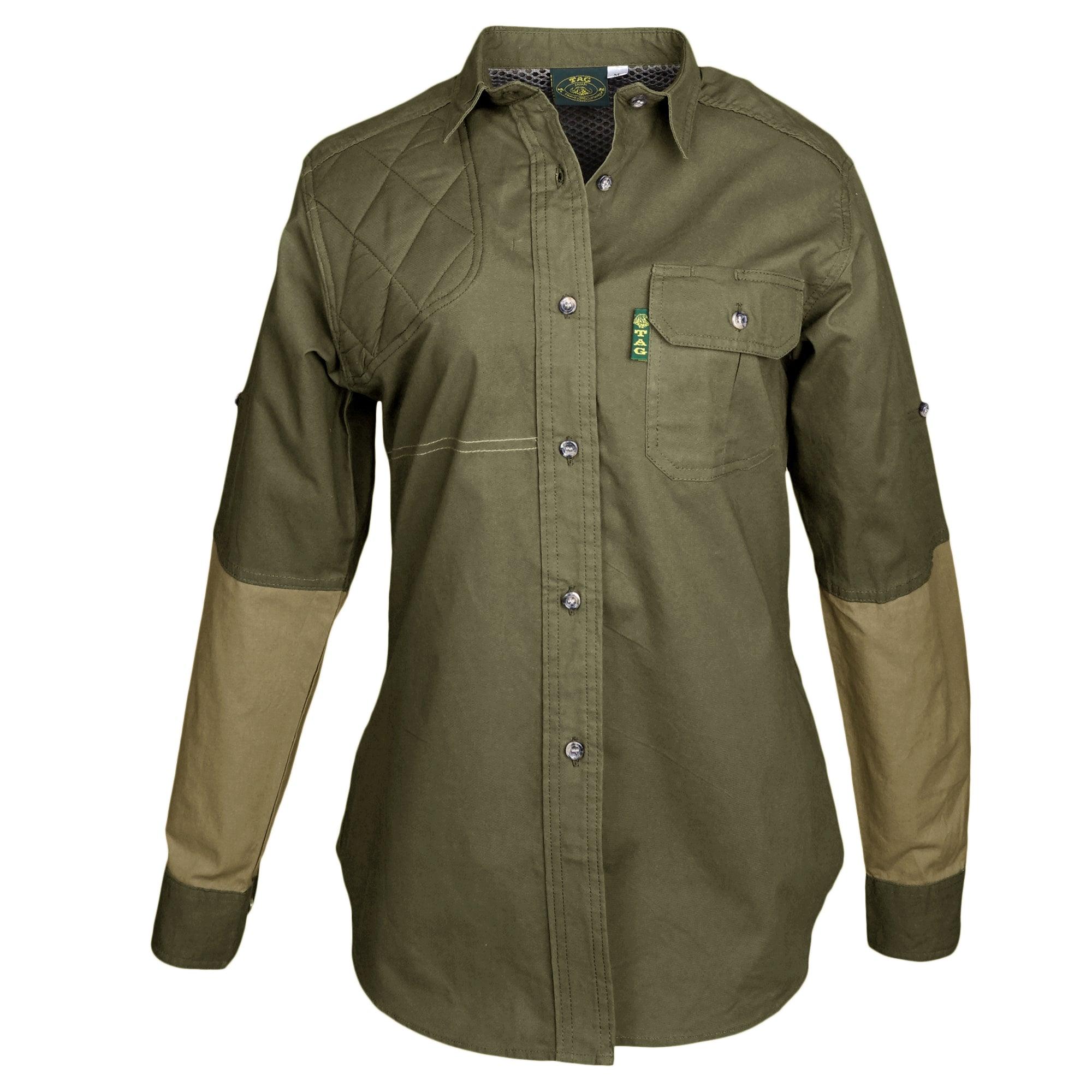 TAG Safari Clay Bird Shirt for Women - L-Sleeve